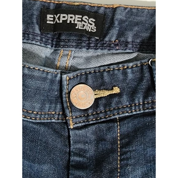 Express Stella Size 4 Blue Denim Skinny Low Rise Regular Fit Women's Jeans - Picture 2 of 16